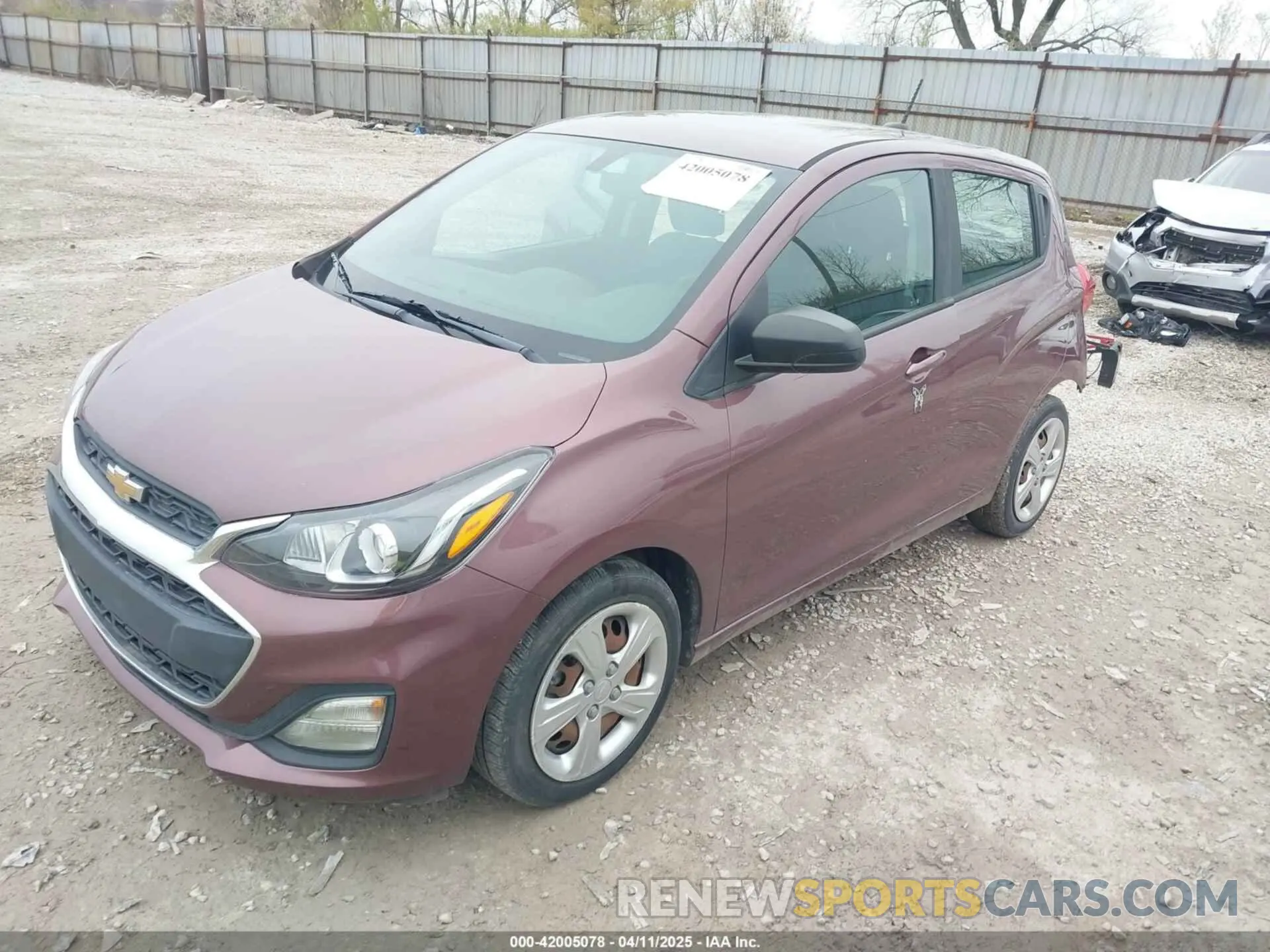 2 fotografías del automóvil dañado KL8CB6SA6MC729004 CHEVROLET SPARK 2021