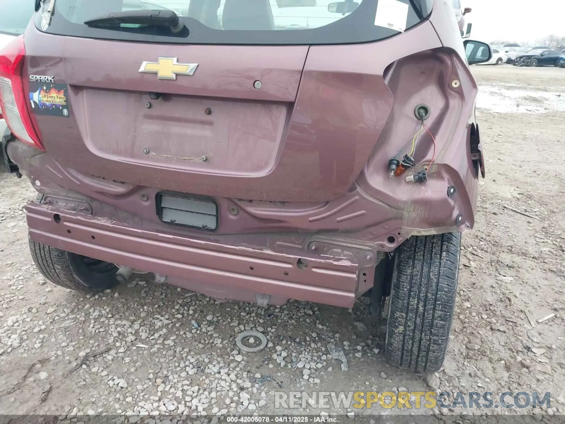21 fotografías del automóvil dañado KL8CB6SA6MC729004 CHEVROLET SPARK 2021