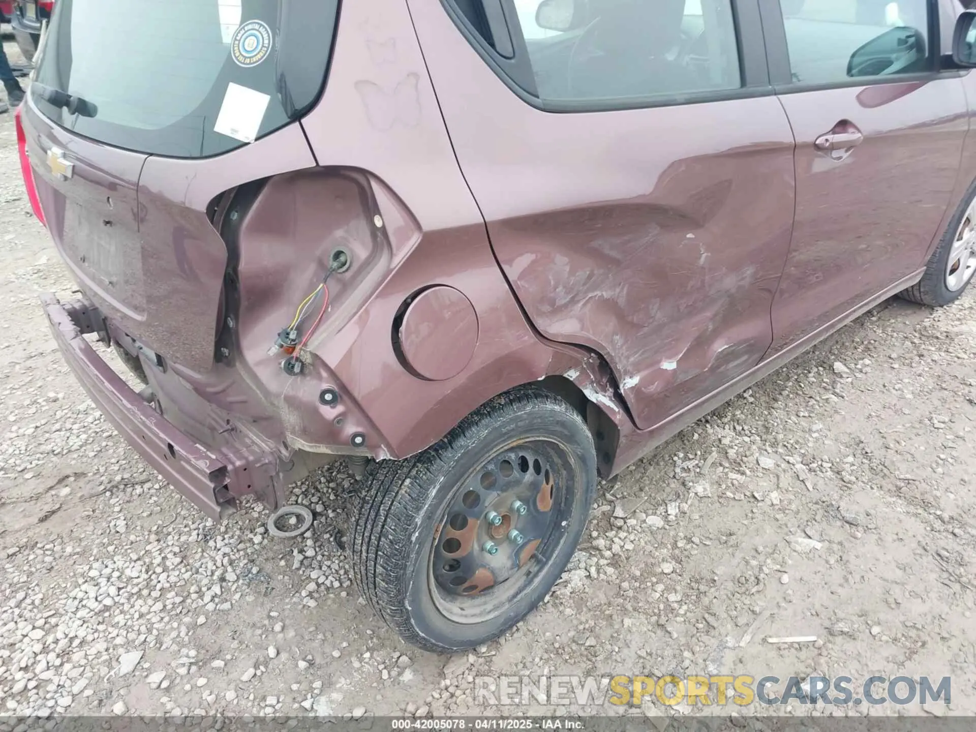 6 fotografías del automóvil dañado KL8CB6SA6MC729004 CHEVROLET SPARK 2021