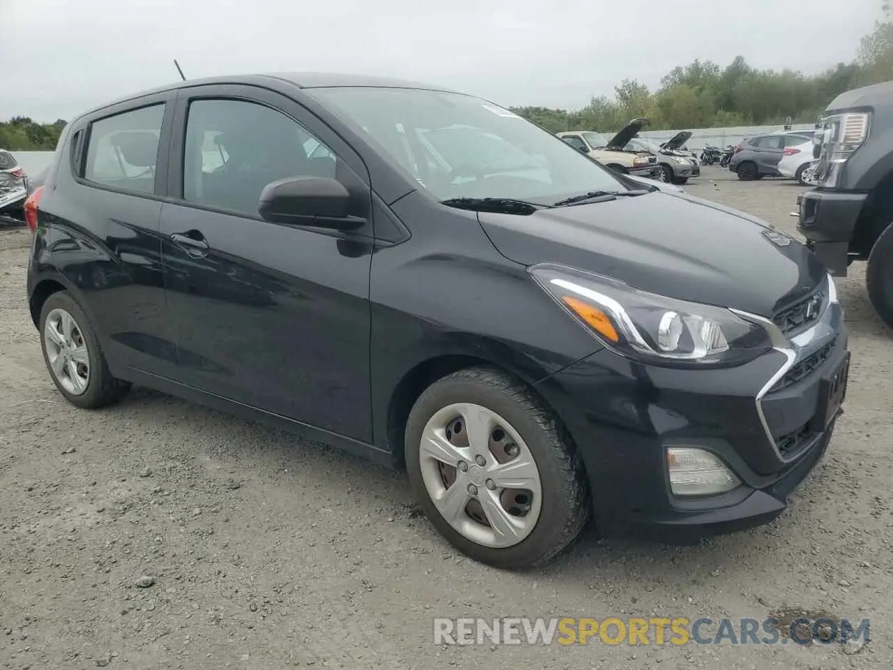 4 fotografías del automóvil dañado KL8CB6SA7MC226758 CHEVROLET SPARK 2021