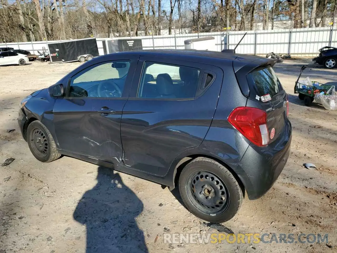 2 fotografías del automóvil dañado KL8CB6SA7MC705925 CHEVROLET SPARK 2021