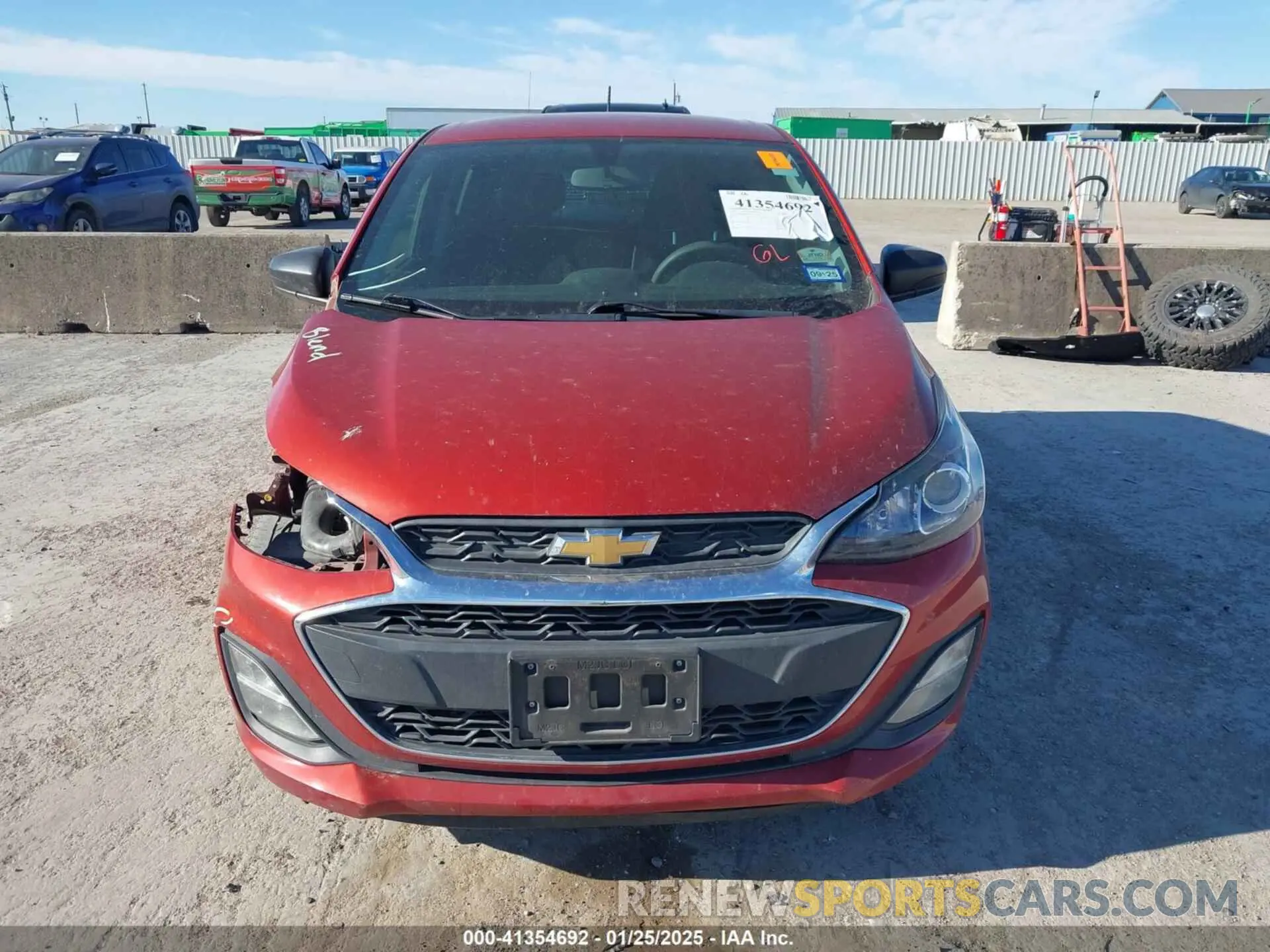 13 fotografías del automóvil dañado KL8CB6SA7MC712938 CHEVROLET SPARK 2021