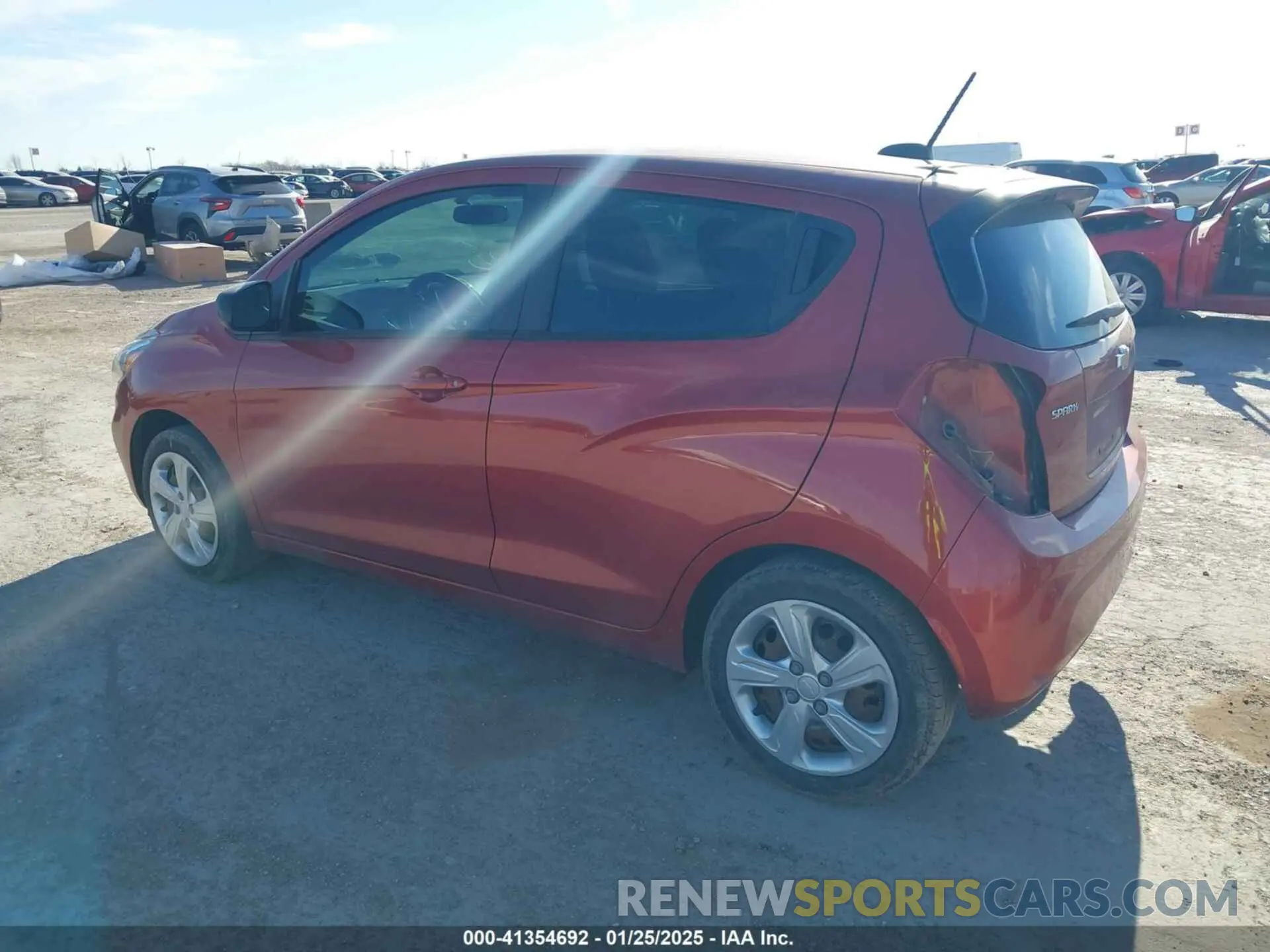 3 fotografías del automóvil dañado KL8CB6SA7MC712938 CHEVROLET SPARK 2021