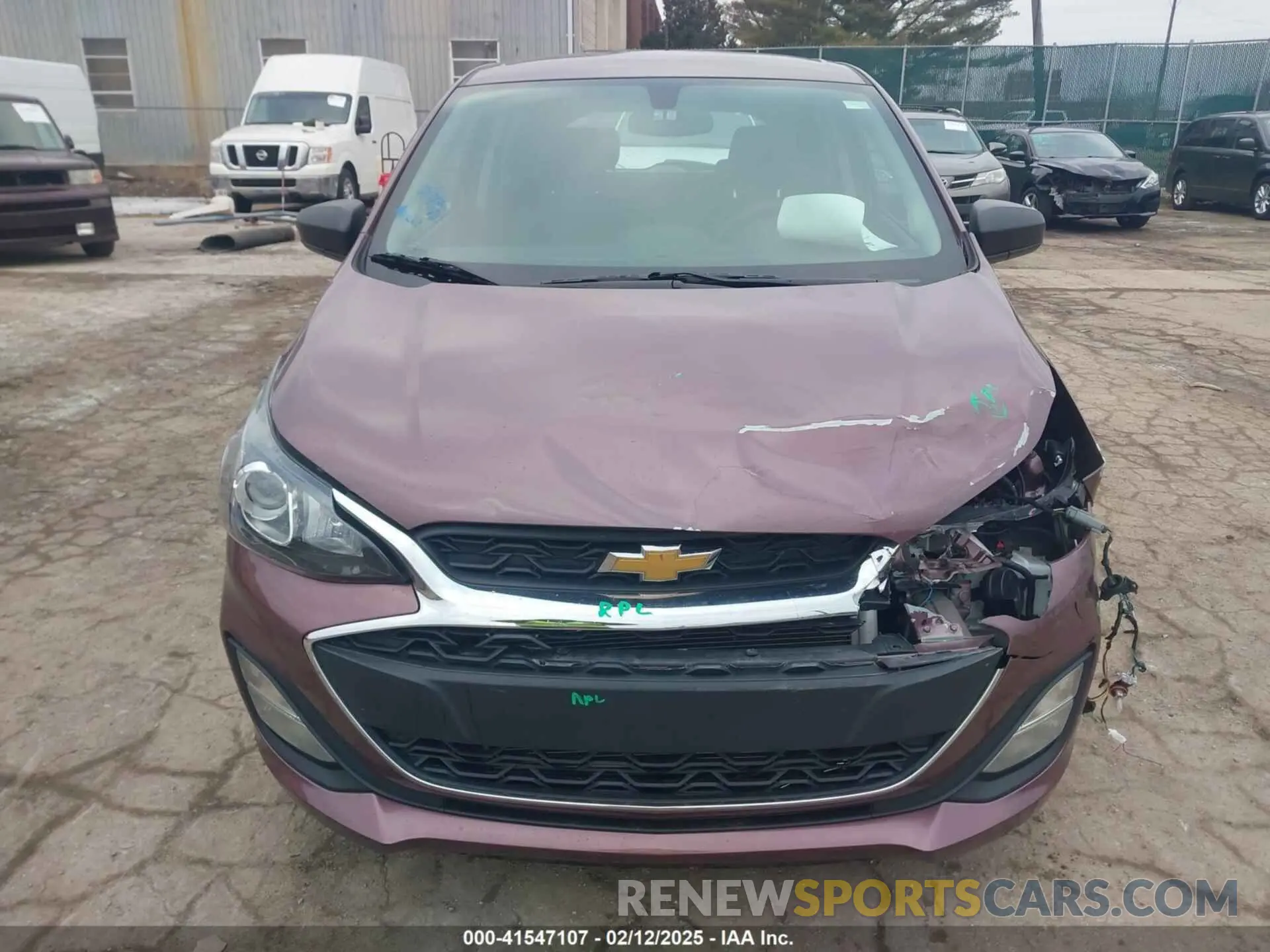 12 fotografías del automóvil dañado KL8CB6SA7MC720652 CHEVROLET SPARK 2021