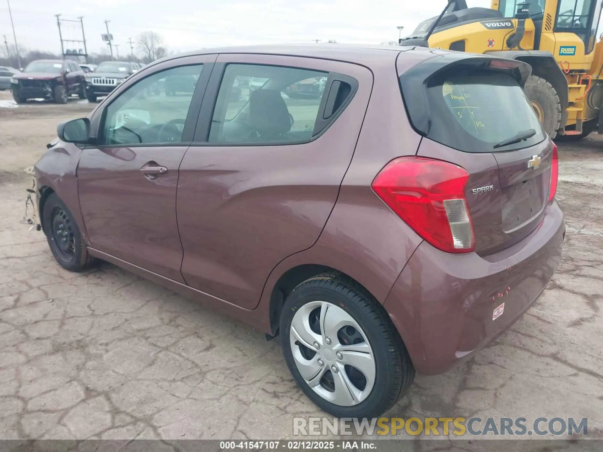 3 fotografías del automóvil dañado KL8CB6SA7MC720652 CHEVROLET SPARK 2021