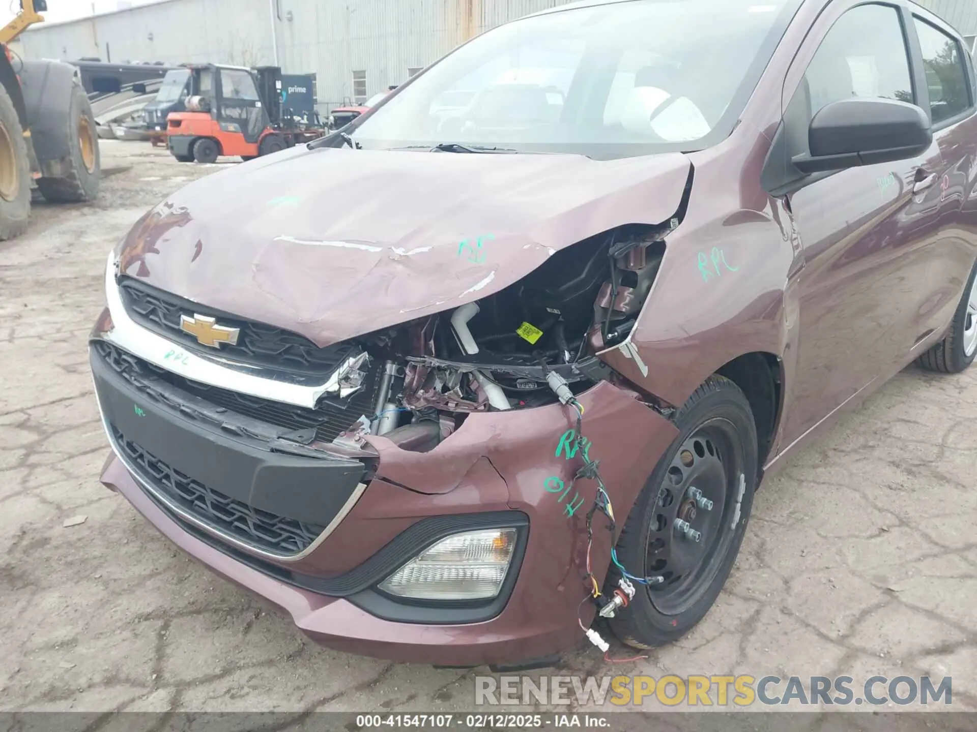 6 fotografías del automóvil dañado KL8CB6SA7MC720652 CHEVROLET SPARK 2021