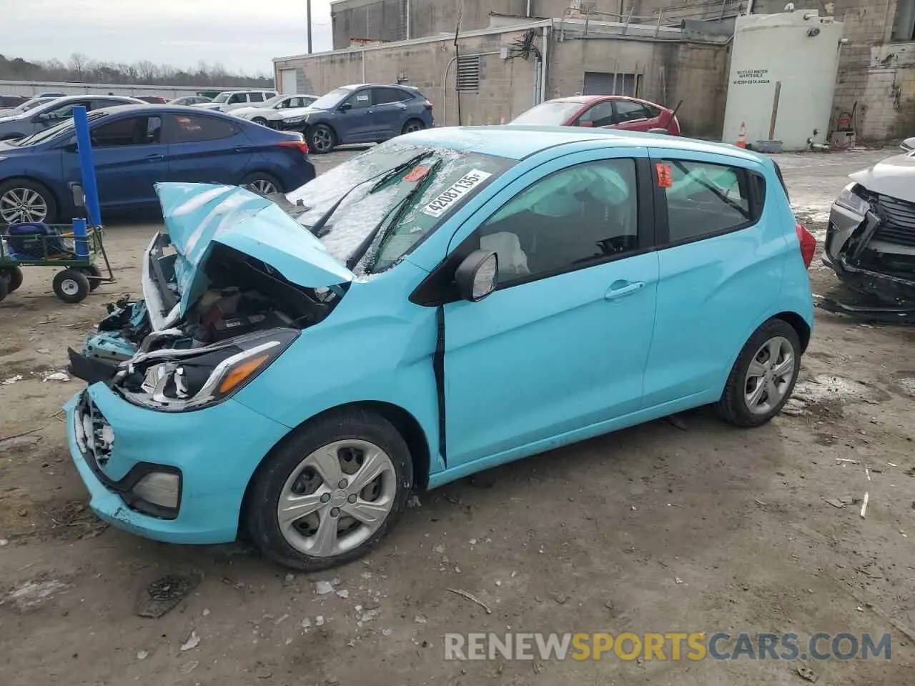 1 fotografías del automóvil dañado KL8CB6SA7MC741842 CHEVROLET SPARK 2021