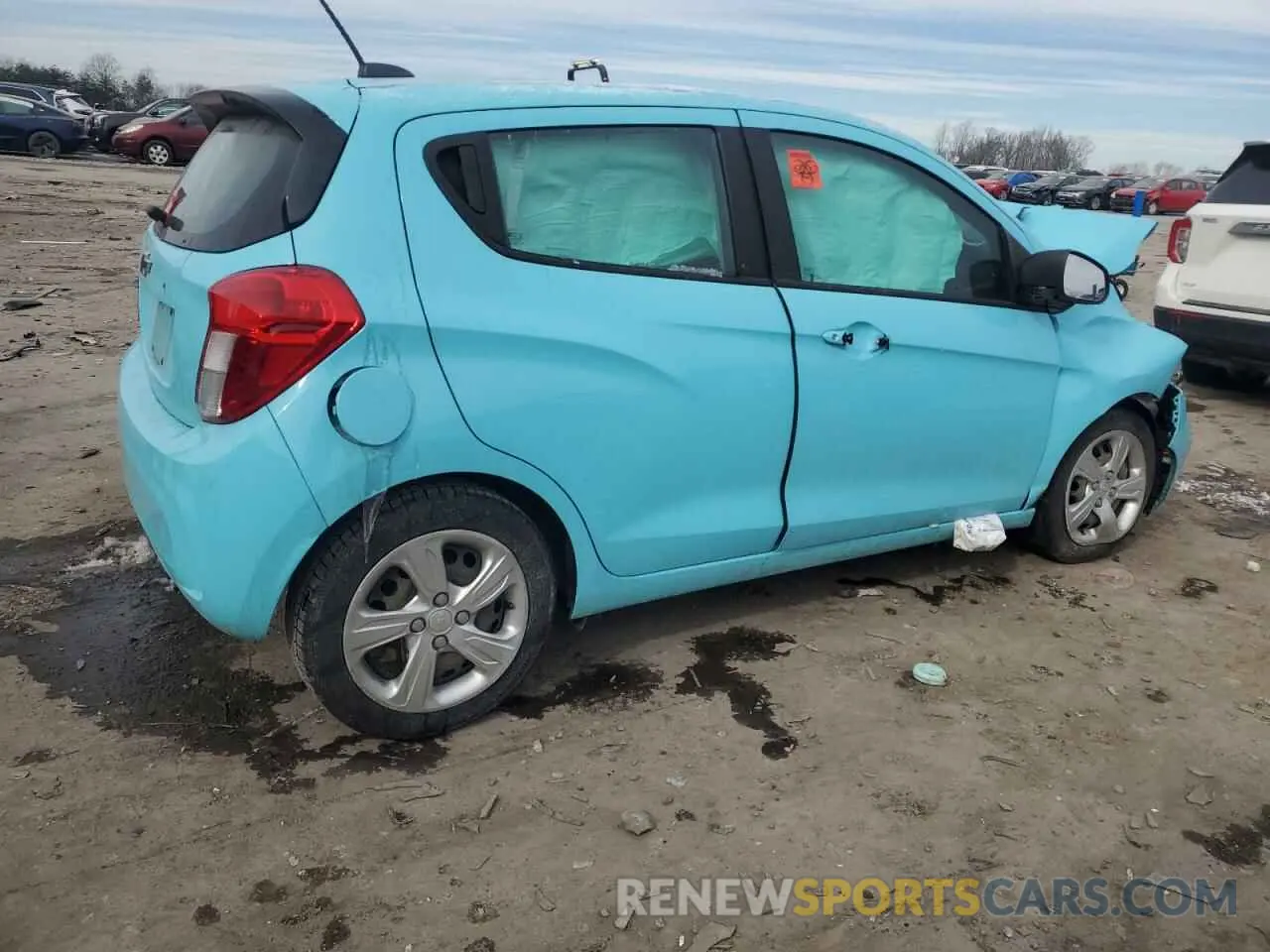 3 fotografías del automóvil dañado KL8CB6SA7MC741842 CHEVROLET SPARK 2021