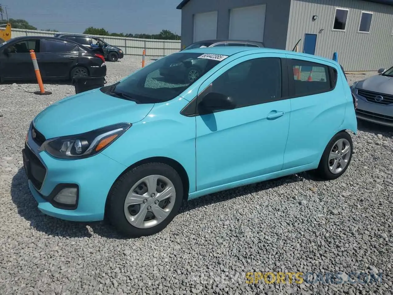 1 fotografías del automóvil dañado KL8CB6SA7MC742957 CHEVROLET SPARK 2021