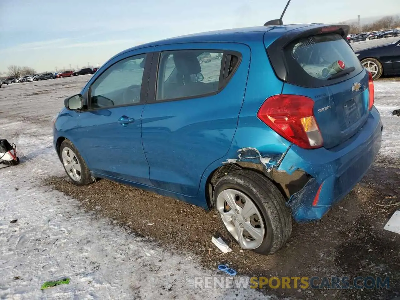 2 fotografías del automóvil dañado KL8CB6SA8MC714407 CHEVROLET SPARK 2021