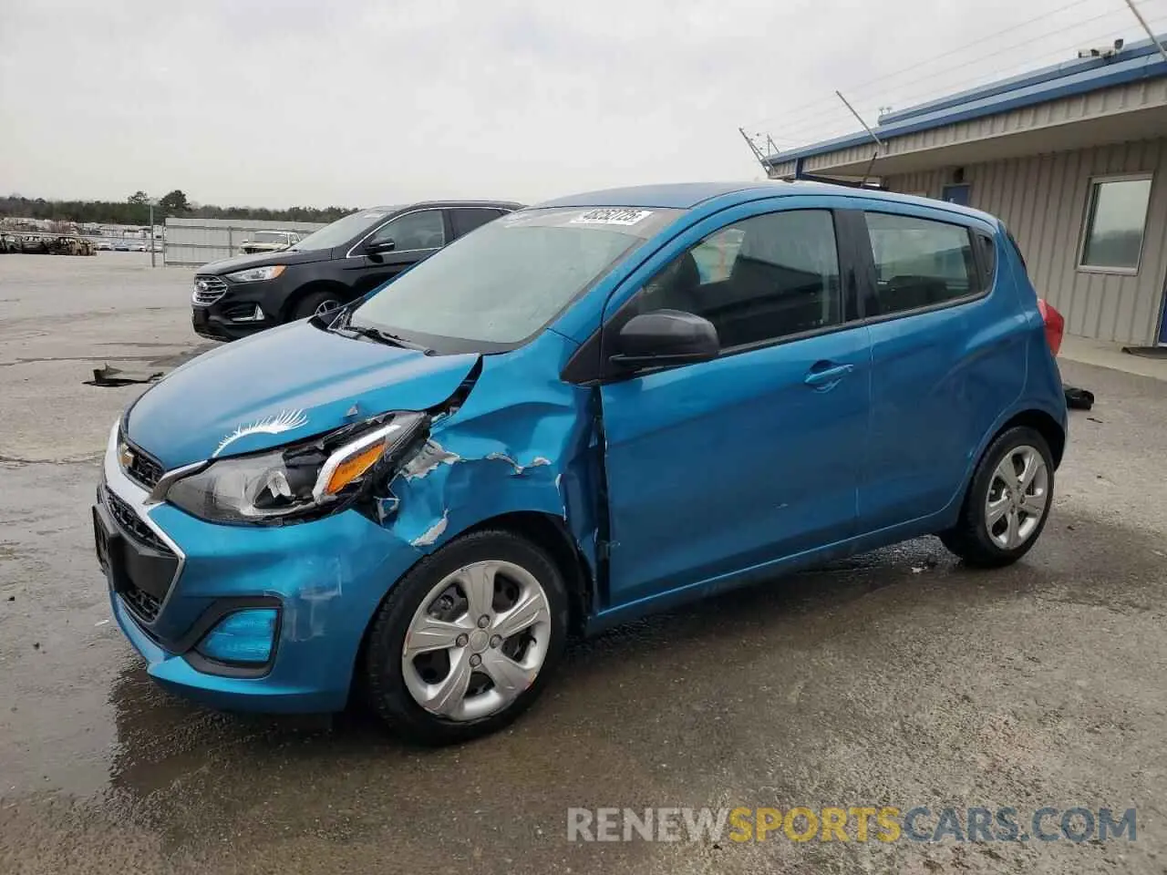 1 fotografías del automóvil dañado KL8CB6SA8MC740554 CHEVROLET SPARK 2021