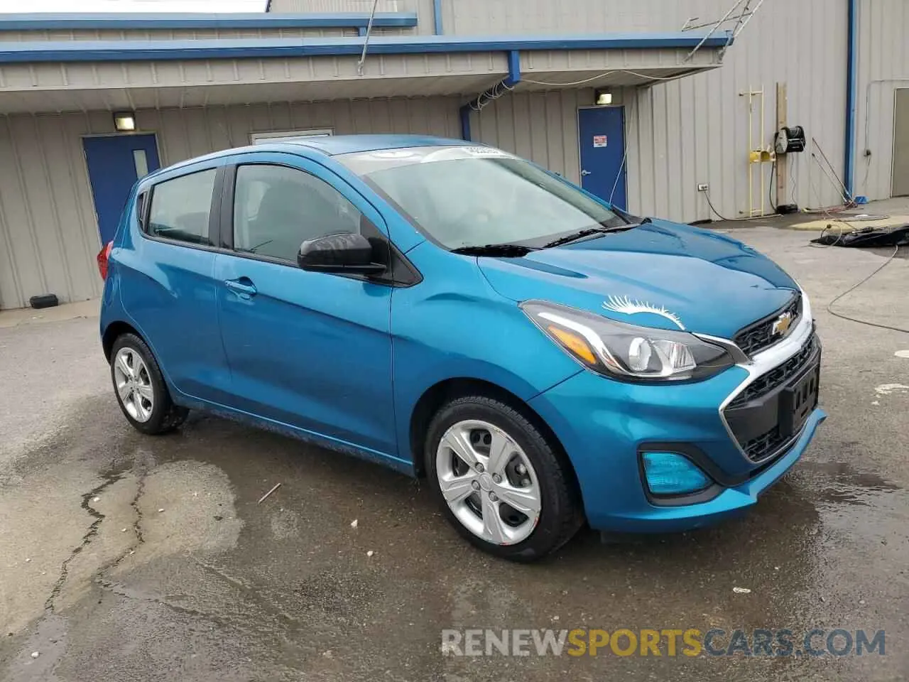 4 fotografías del automóvil dañado KL8CB6SA8MC740554 CHEVROLET SPARK 2021