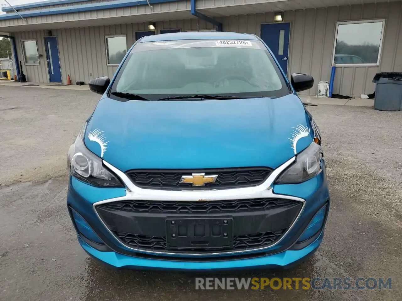 5 fotografías del automóvil dañado KL8CB6SA8MC740554 CHEVROLET SPARK 2021