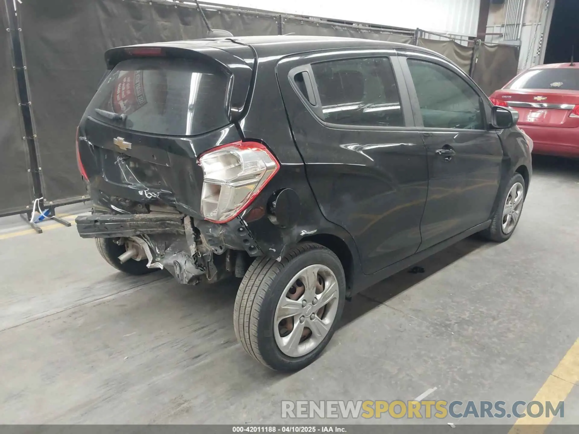 4 fotografías del automóvil dañado KL8CB6SAXMC709516 CHEVROLET SPARK 2021
