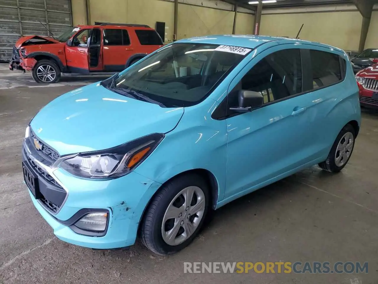 1 fotografías del automóvil dañado KL8CB6SAXMC709936 CHEVROLET SPARK 2021