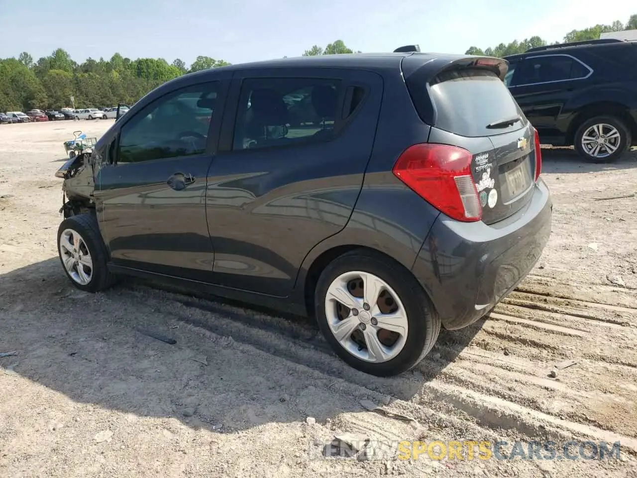 2 fotografías del automóvil dañado KL8CB6SAXMC713534 CHEVROLET SPARK 2021