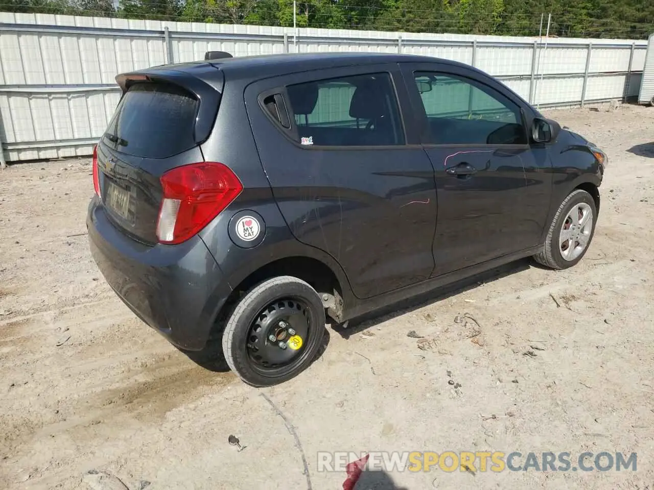 3 fotografías del automóvil dañado KL8CB6SAXMC713534 CHEVROLET SPARK 2021