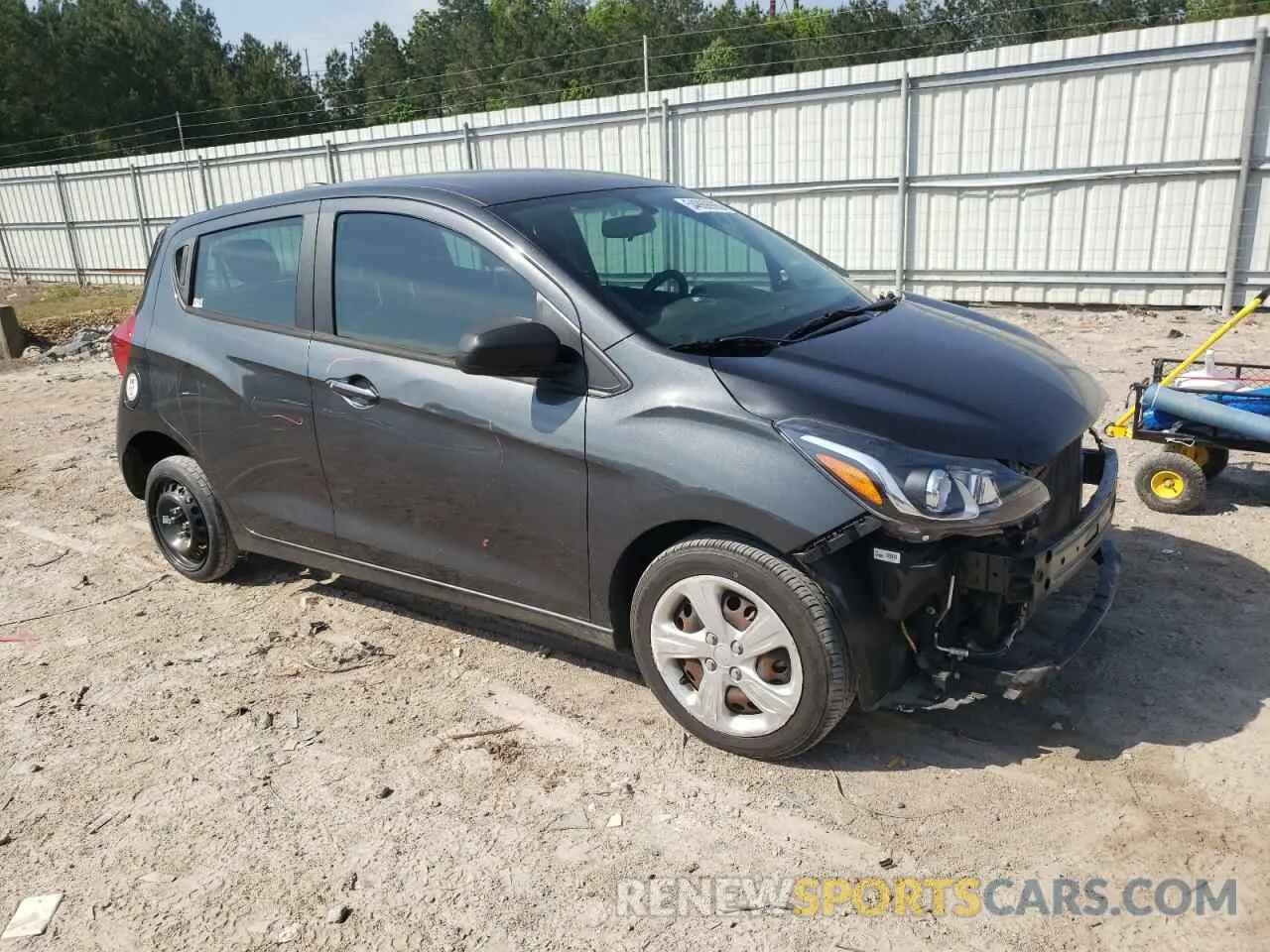 4 fotografías del automóvil dañado KL8CB6SAXMC713534 CHEVROLET SPARK 2021