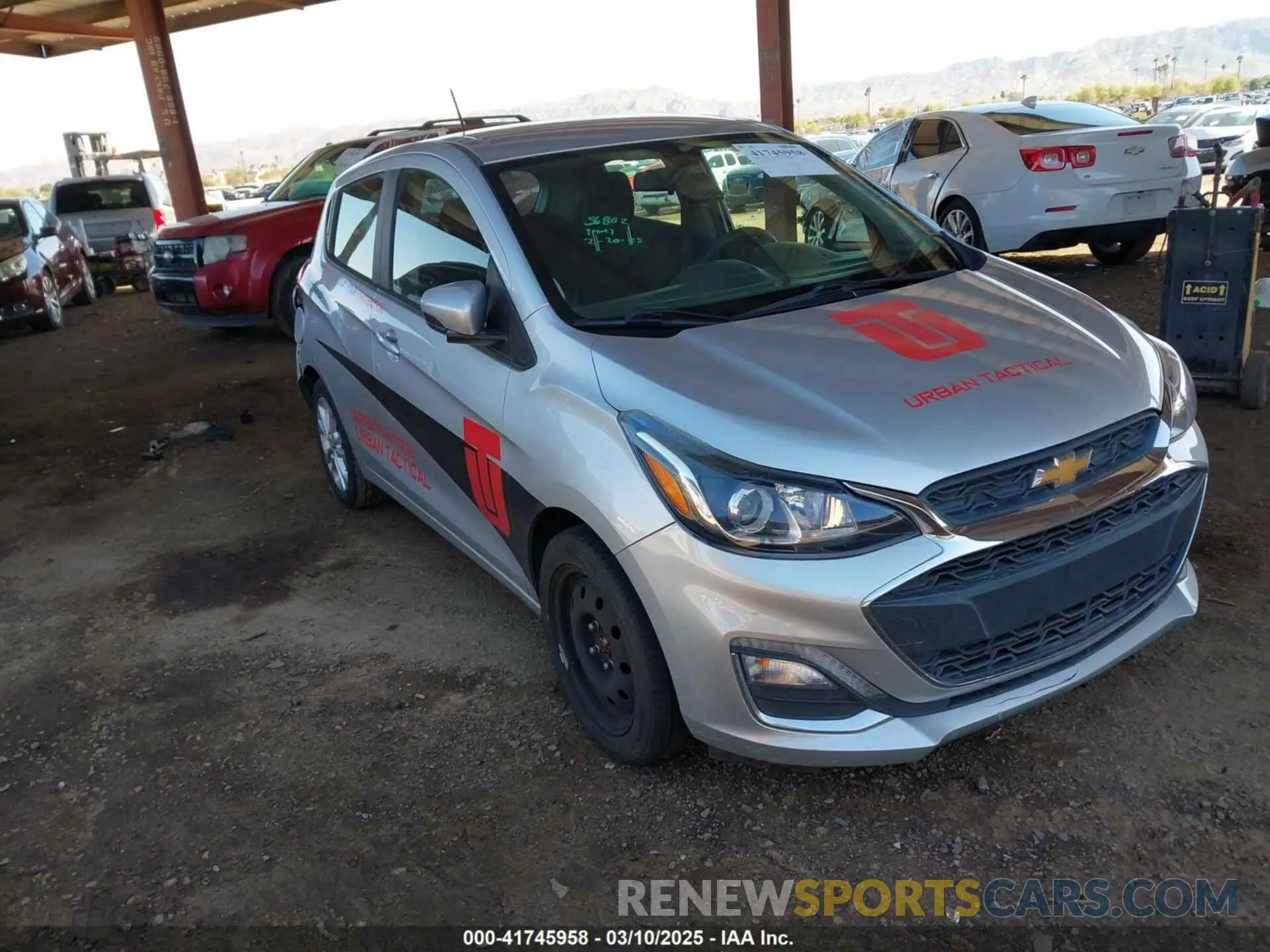 1 fotografías del automóvil dañado KL8CD6SA0MC216194 CHEVROLET SPARK 2021