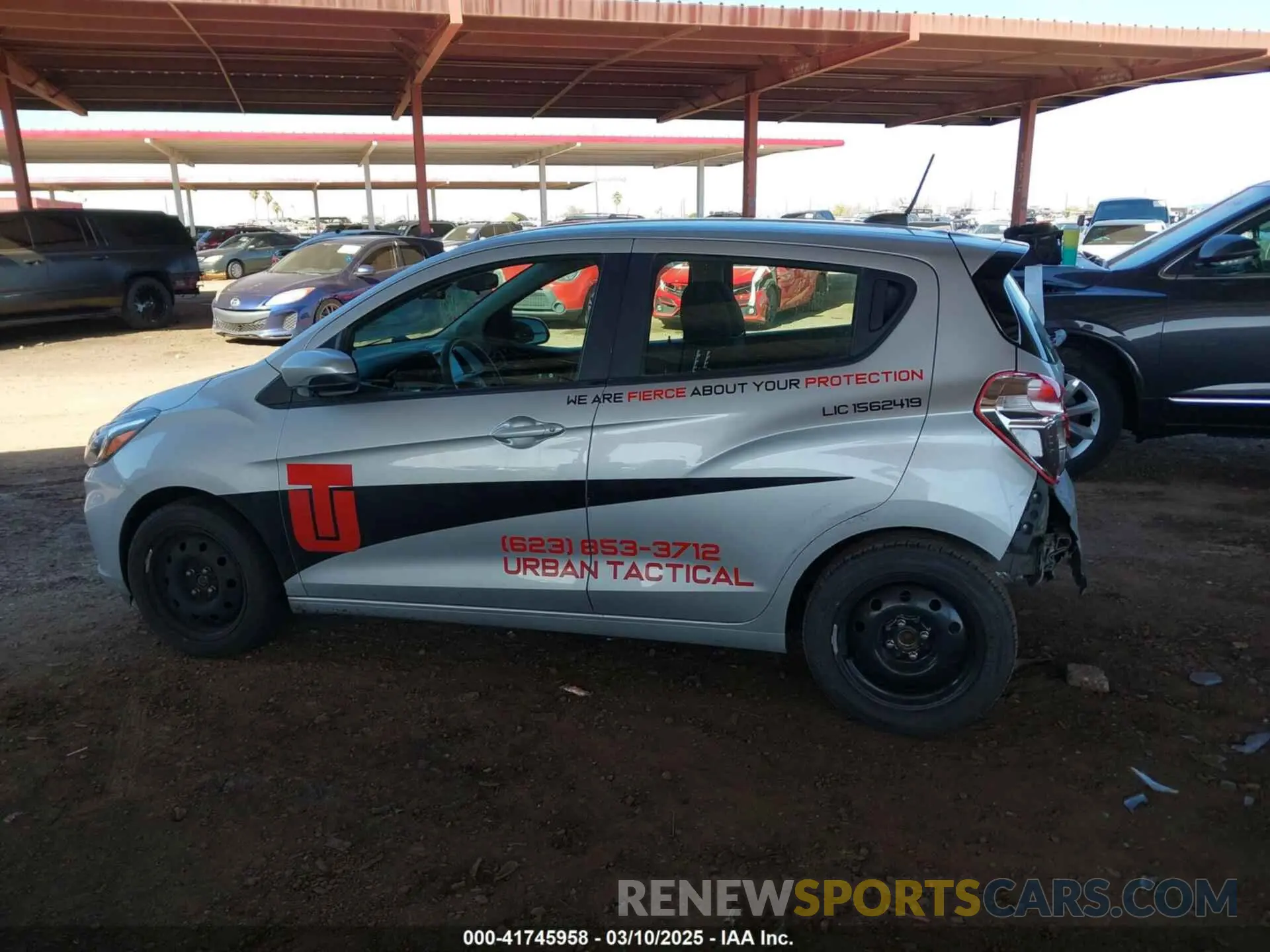 14 fotografías del automóvil dañado KL8CD6SA0MC216194 CHEVROLET SPARK 2021