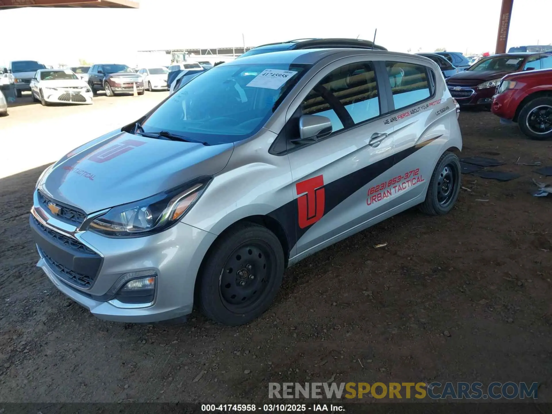 2 fotografías del automóvil dañado KL8CD6SA0MC216194 CHEVROLET SPARK 2021