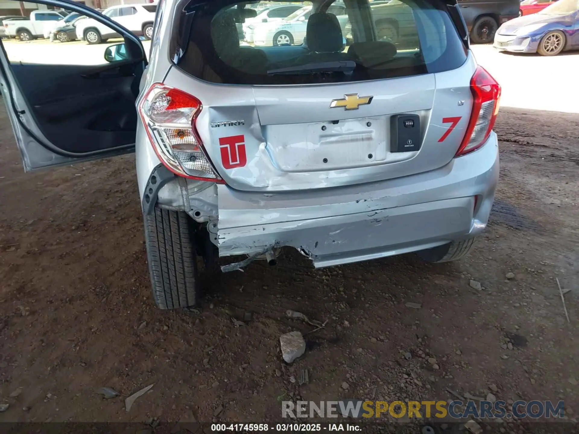 21 fotografías del automóvil dañado KL8CD6SA0MC216194 CHEVROLET SPARK 2021