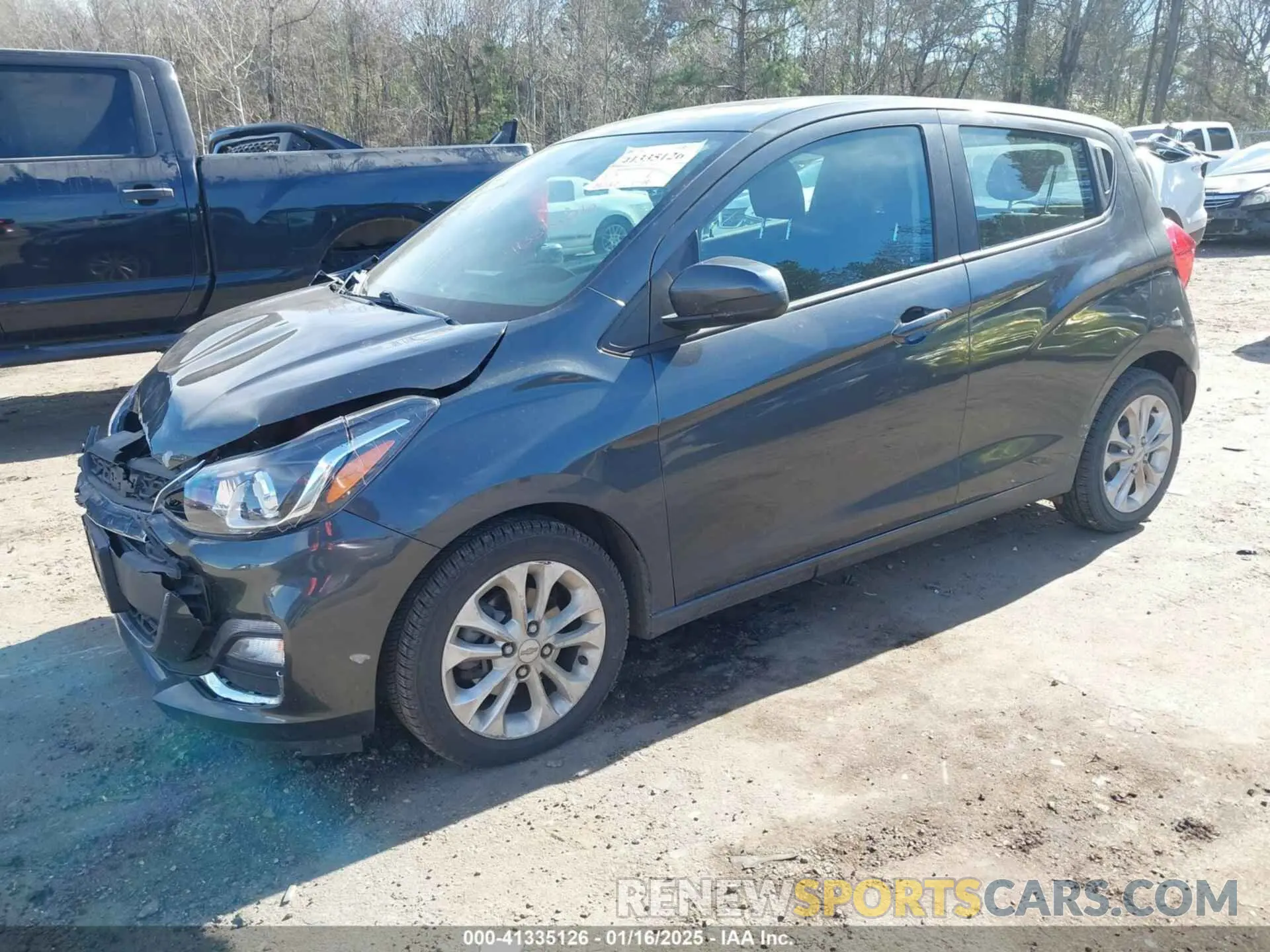 2 fotografías del automóvil dañado KL8CD6SA0MC704755 CHEVROLET SPARK 2021