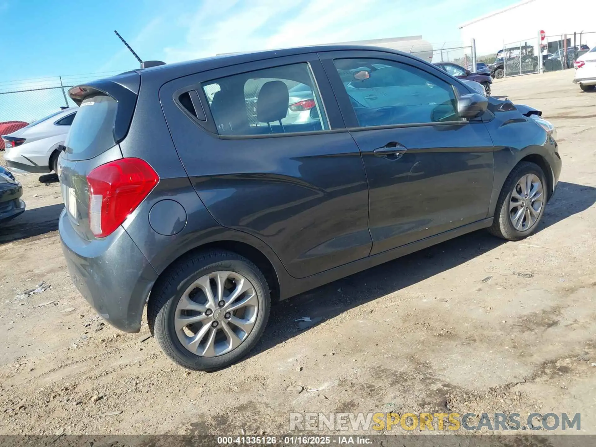 4 fotografías del automóvil dañado KL8CD6SA0MC704755 CHEVROLET SPARK 2021