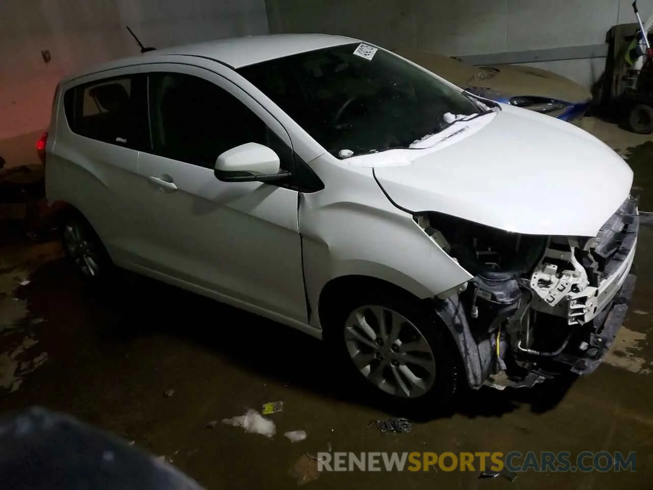 4 fotografías del automóvil dañado KL8CD6SA0MC723273 CHEVROLET SPARK 2021