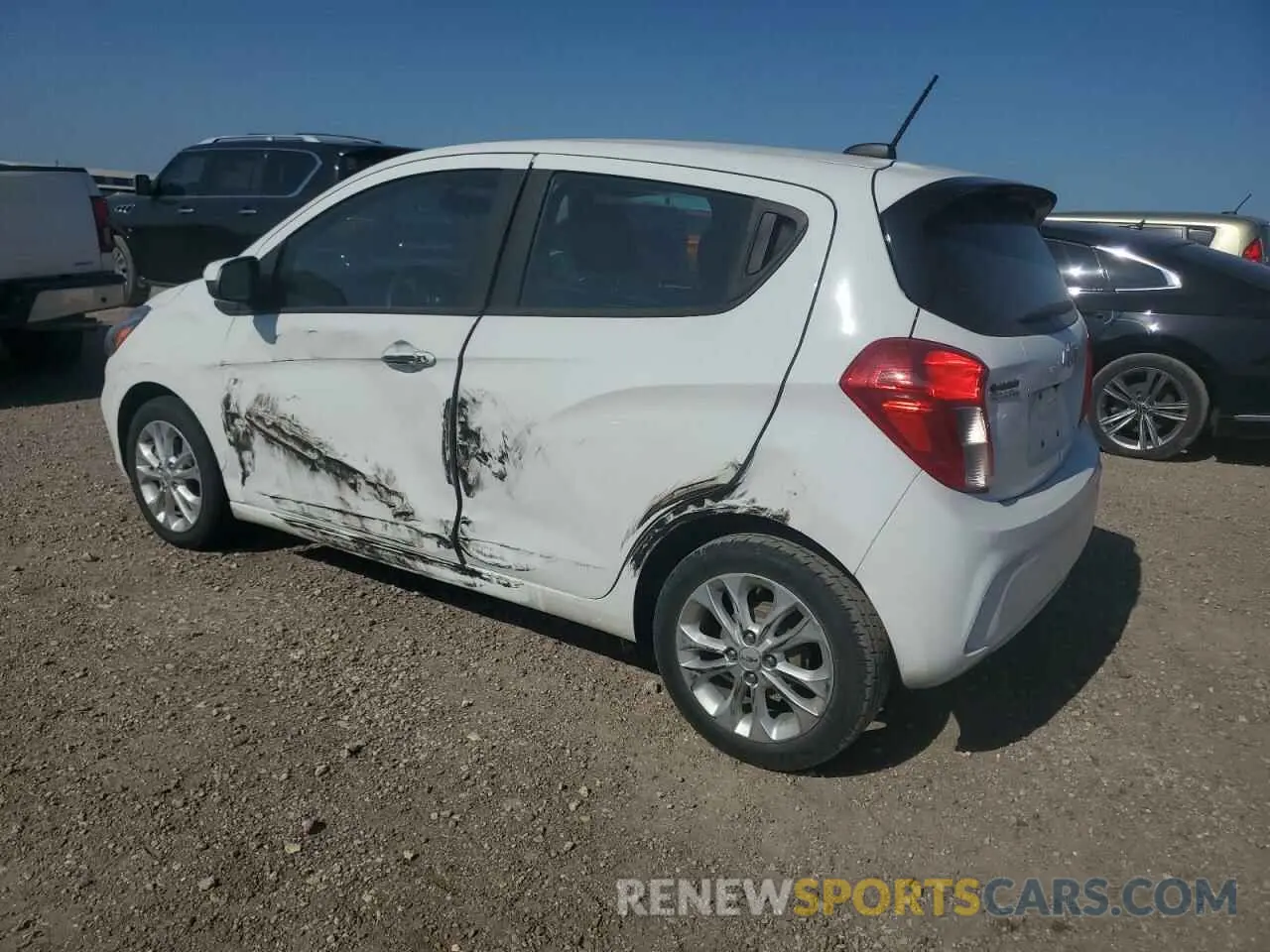 2 fotografías del automóvil dañado KL8CD6SA0MC730076 CHEVROLET SPARK 2021