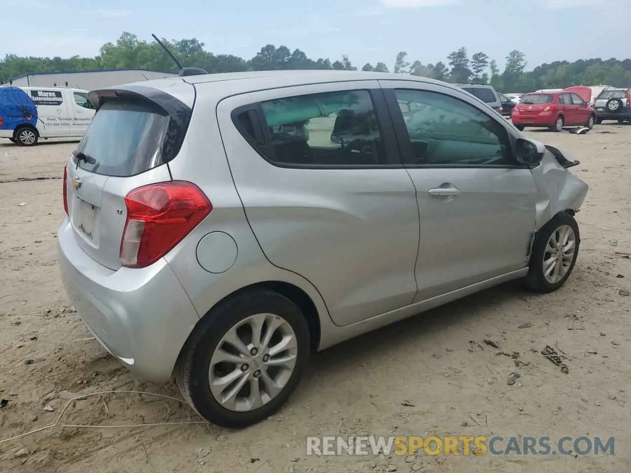 3 fotografías del automóvil dañado KL8CD6SA0MC745368 CHEVROLET SPARK 2021