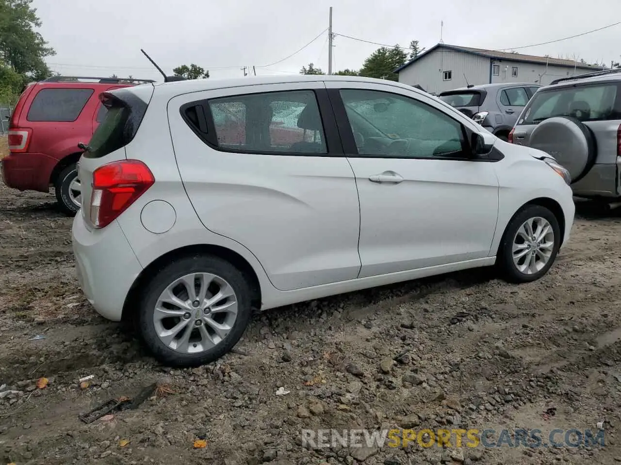 3 fotografías del automóvil dañado KL8CD6SA1MC216642 CHEVROLET SPARK 2021