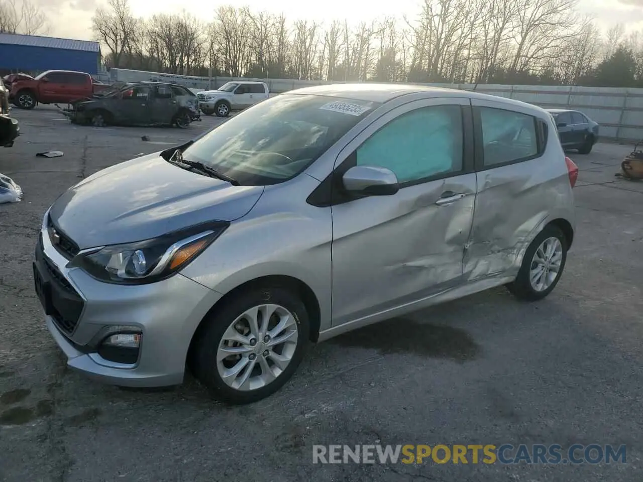 1 fotografías del automóvil dañado KL8CD6SA1MC722648 CHEVROLET SPARK 2021