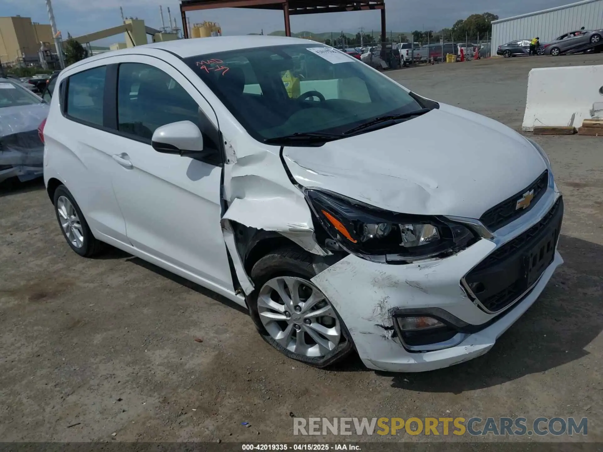 1 fotografías del automóvil dañado KL8CD6SA1MC726943 CHEVROLET SPARK 2021