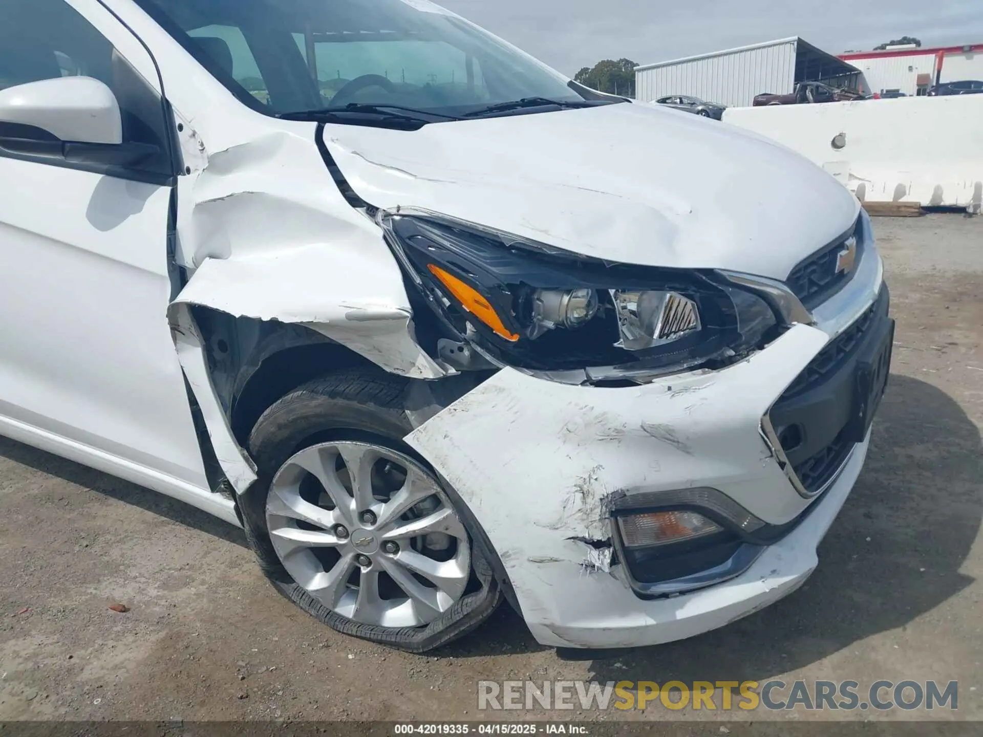 6 fotografías del automóvil dañado KL8CD6SA1MC726943 CHEVROLET SPARK 2021