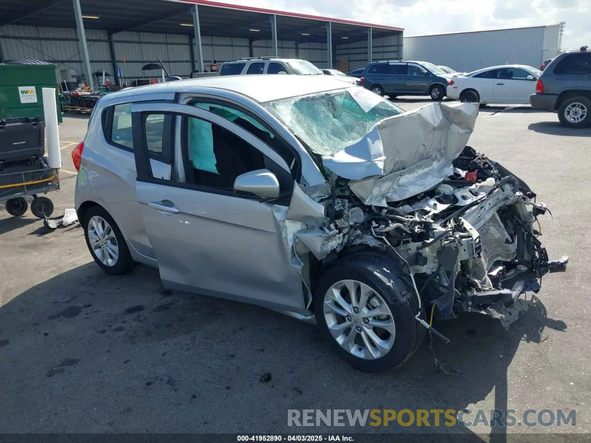 1 fotografías del automóvil dañado KL8CD6SA1MC745878 CHEVROLET SPARK 2021