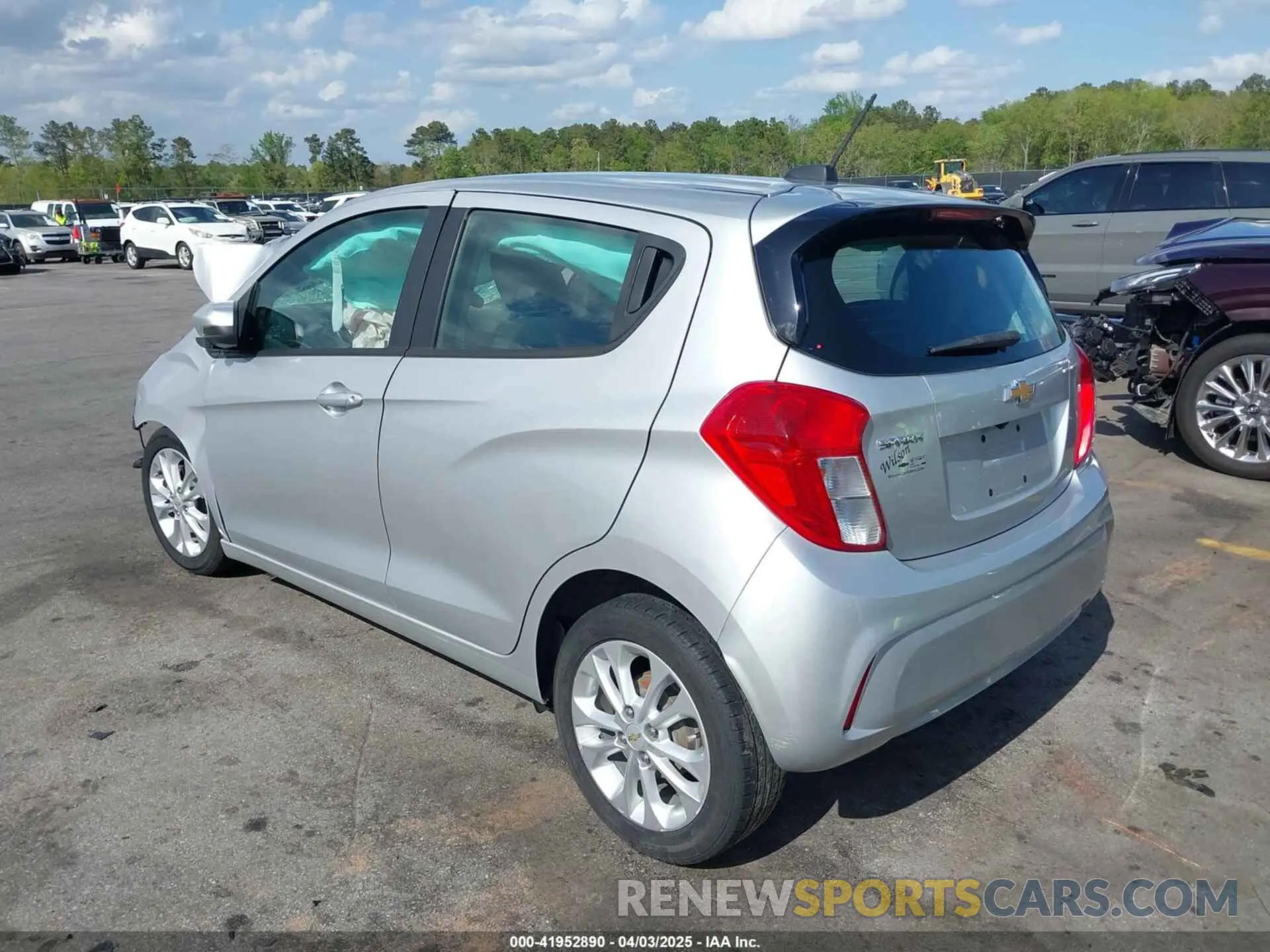 3 fotografías del automóvil dañado KL8CD6SA1MC745878 CHEVROLET SPARK 2021