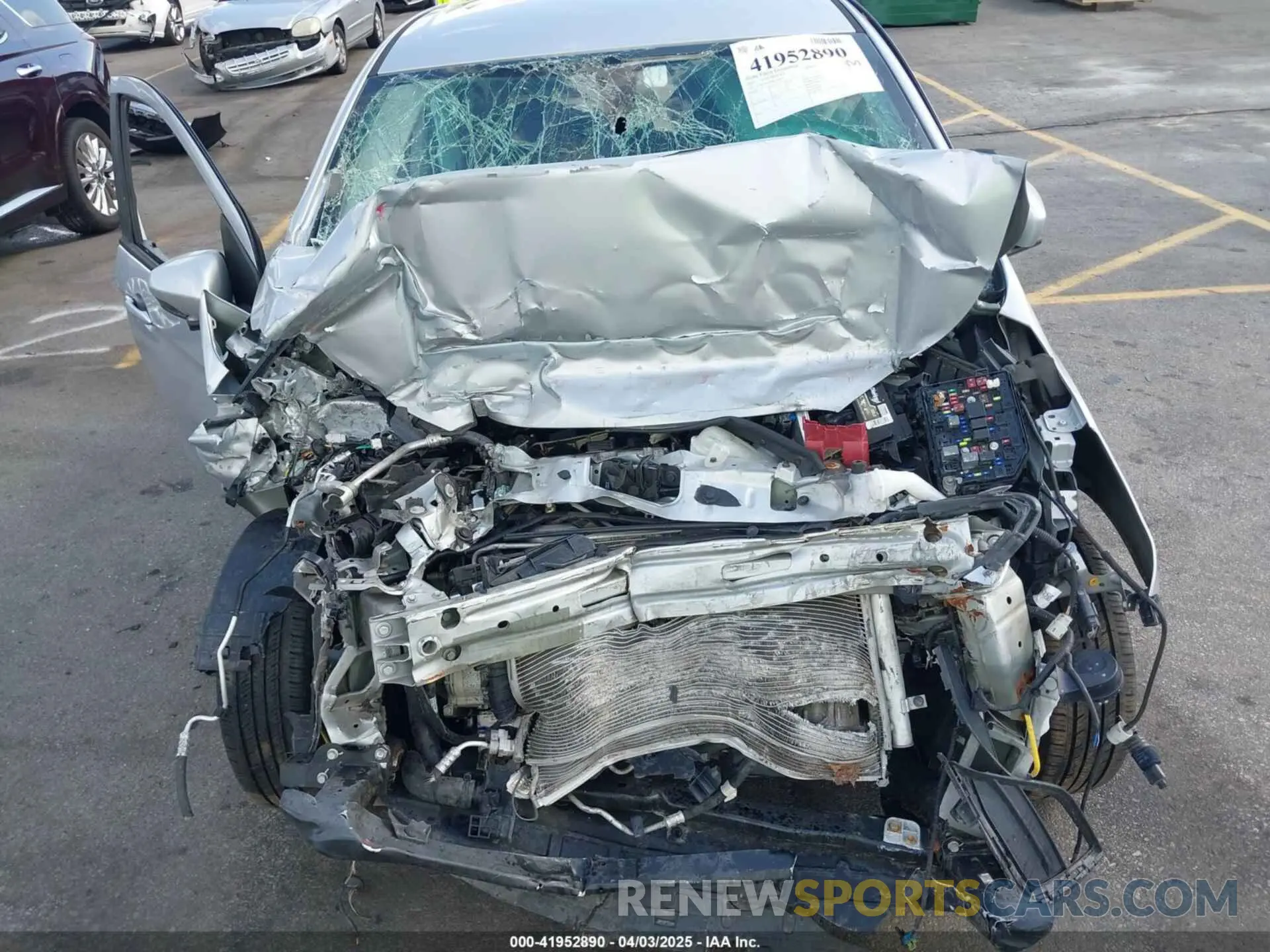 6 fotografías del automóvil dañado KL8CD6SA1MC745878 CHEVROLET SPARK 2021