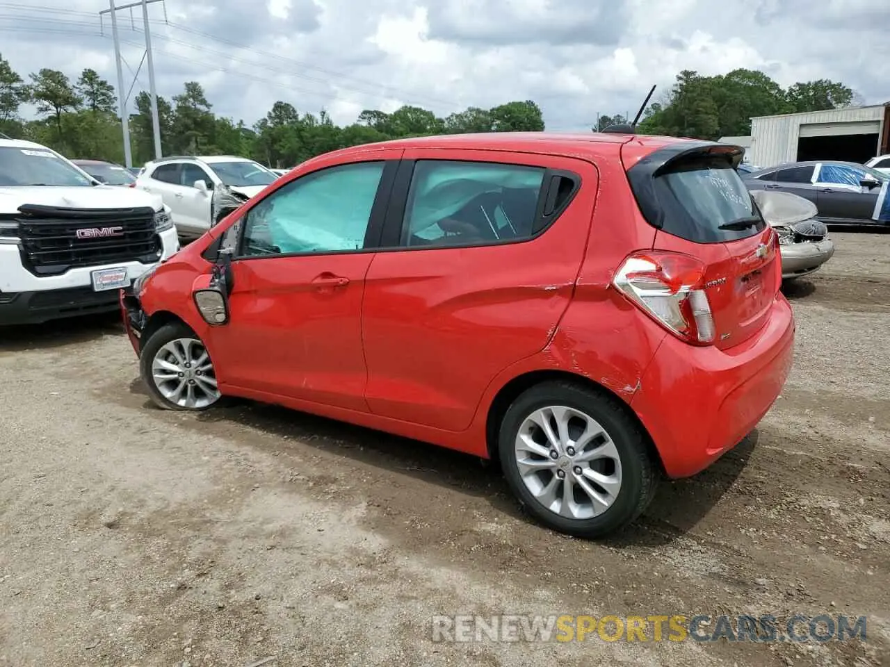 2 fotografías del automóvil dañado KL8CD6SA1MC747985 CHEVROLET SPARK 2021