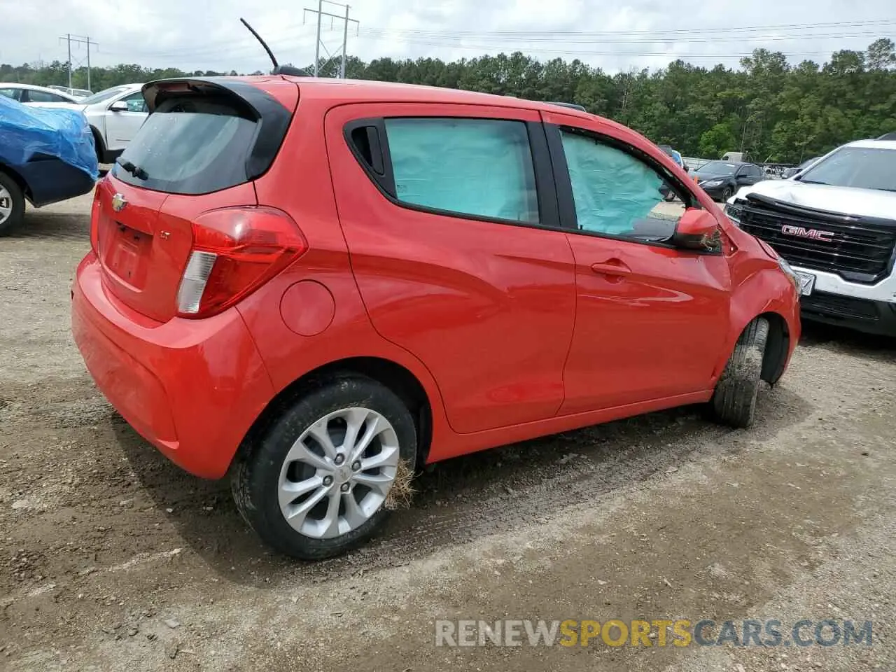3 fotografías del automóvil dañado KL8CD6SA1MC747985 CHEVROLET SPARK 2021