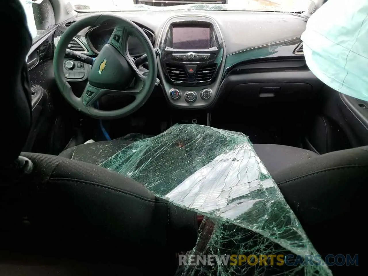 8 fotografías del automóvil dañado KL8CD6SA1MC747985 CHEVROLET SPARK 2021