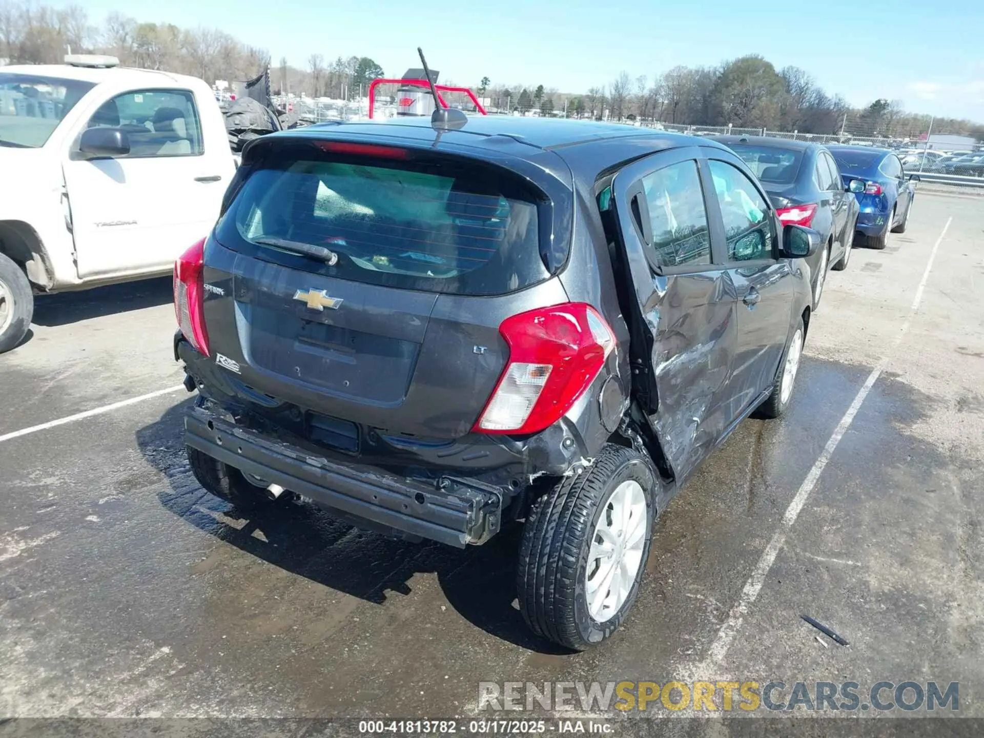 6 fotografías del automóvil dañado KL8CD6SA2MC719421 CHEVROLET SPARK 2021
