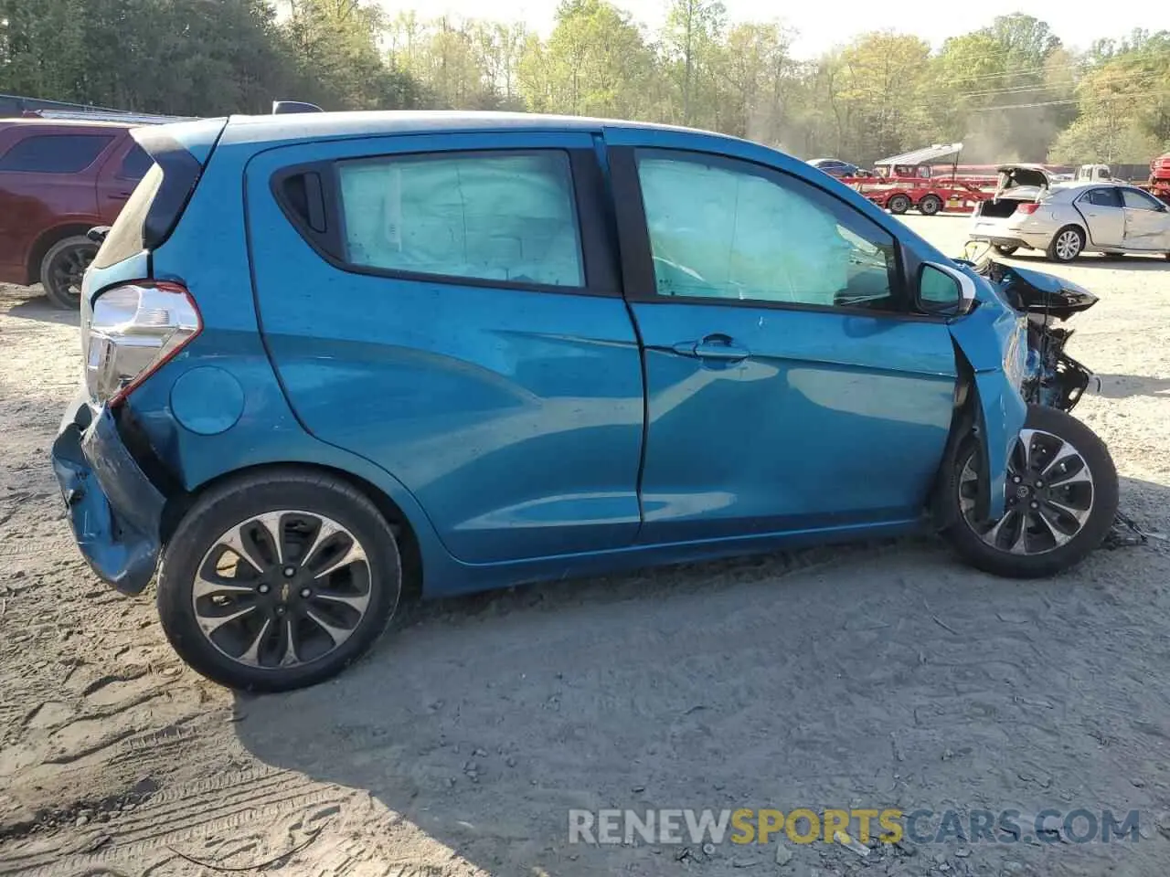 3 fotografías del automóvil dañado KL8CD6SA2MC724649 CHEVROLET SPARK 2021