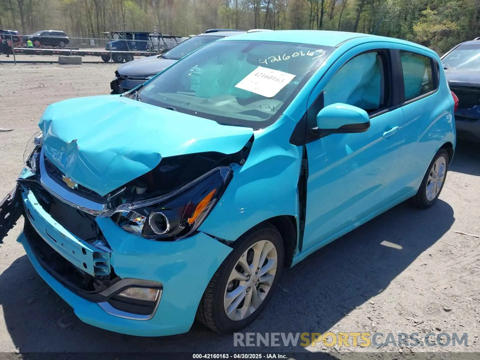 2 fotografías del automóvil dañado KL8CD6SA2MC725624 CHEVROLET SPARK 2021