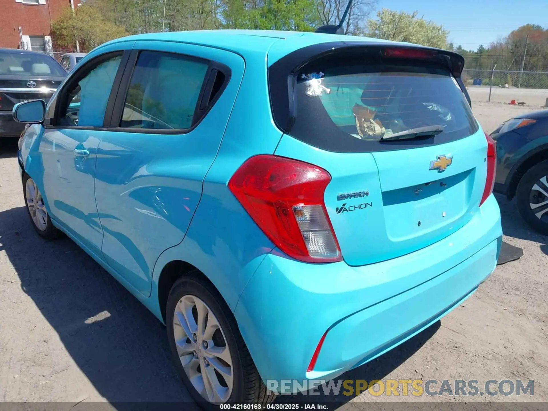 3 fotografías del automóvil dañado KL8CD6SA2MC725624 CHEVROLET SPARK 2021