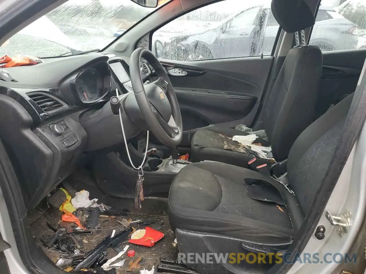 7 fotografías del automóvil dañado KL8CD6SA2MC729513 CHEVROLET SPARK 2021