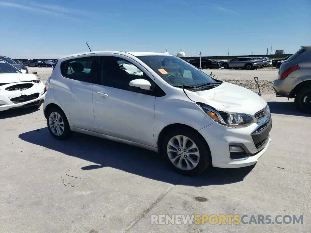 4 fotografías del automóvil dañado KL8CD6SA3MC719167 CHEVROLET SPARK 2021