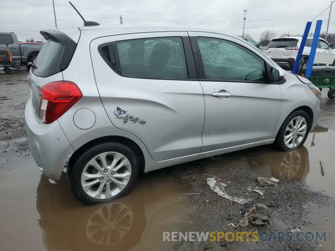 3 fotografías del automóvil dañado KL8CD6SA3MC719346 CHEVROLET SPARK 2021