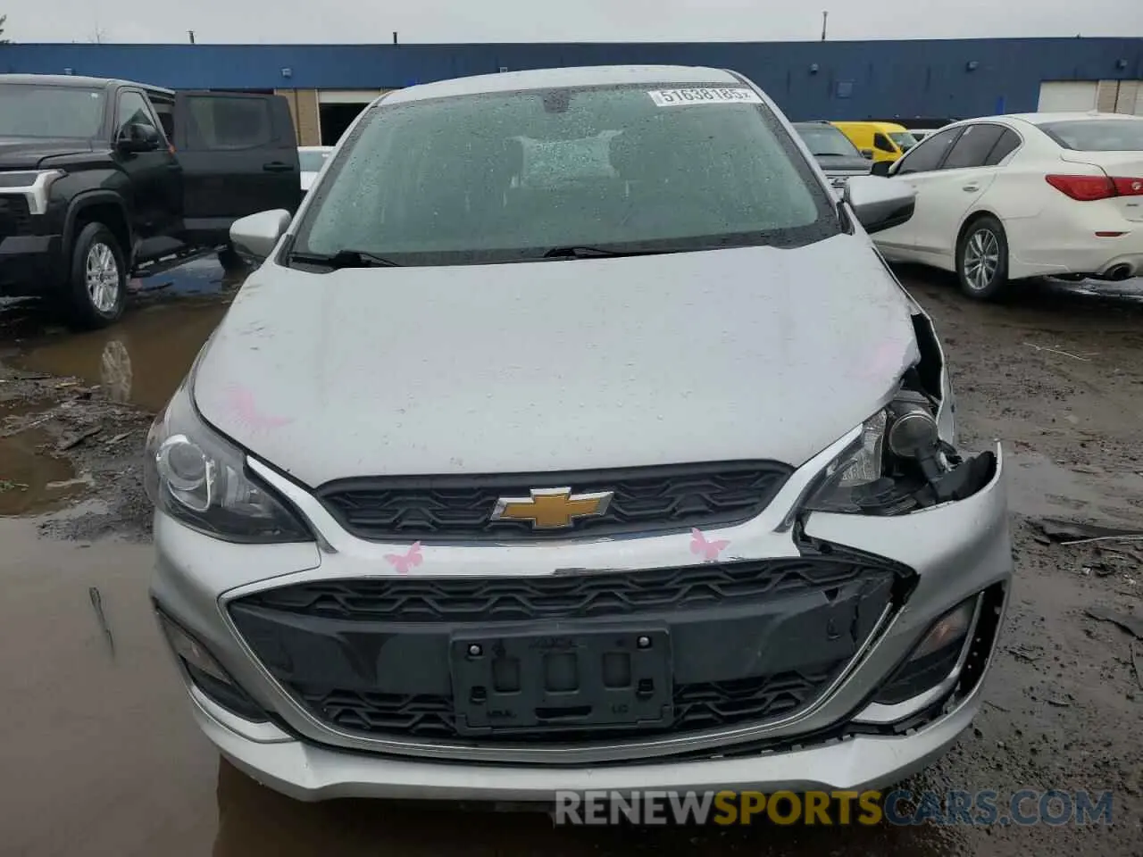 5 fotografías del automóvil dañado KL8CD6SA3MC719346 CHEVROLET SPARK 2021