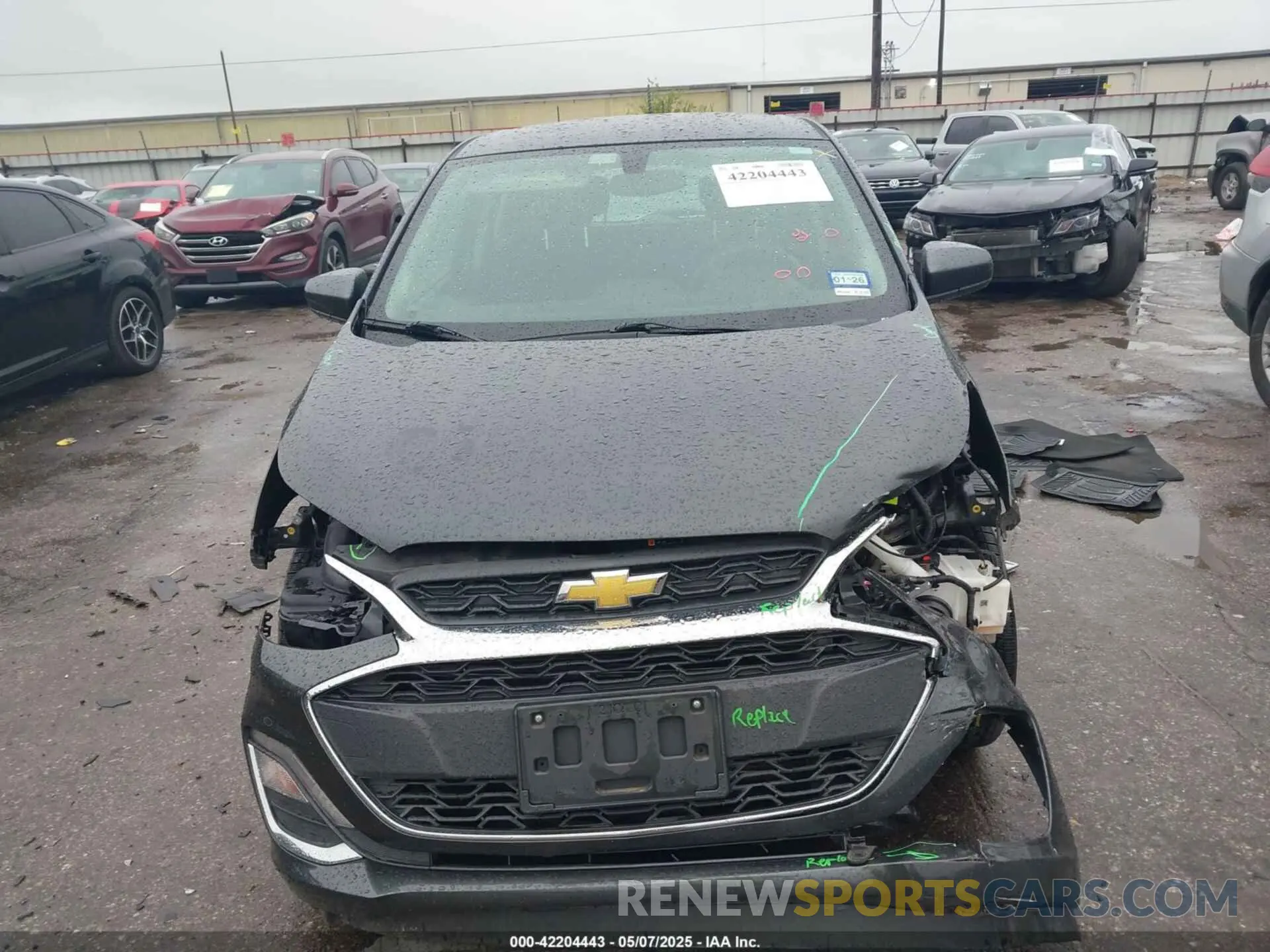 13 fotografías del automóvil dañado KL8CD6SA3MC722456 CHEVROLET SPARK 2021